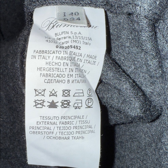 BluMarine Grey Wool Dress Size 40 - Picture 6 of 7